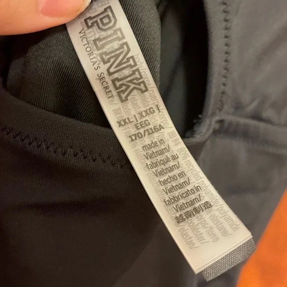 PINK Victoria's Secret Black One Piece Swimwear - Picture 6 of 12